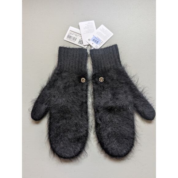 NWT Lululemon Women's Fuzzy Cashmere Mittens Size XS/S Black
